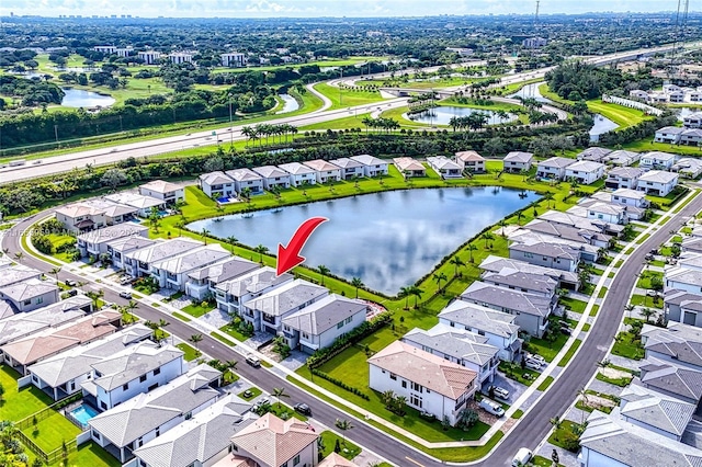 8095 Crystal Downs Ave, Boca Raton, FL 33434 - aerial view of residential area featuring a nearby body of water