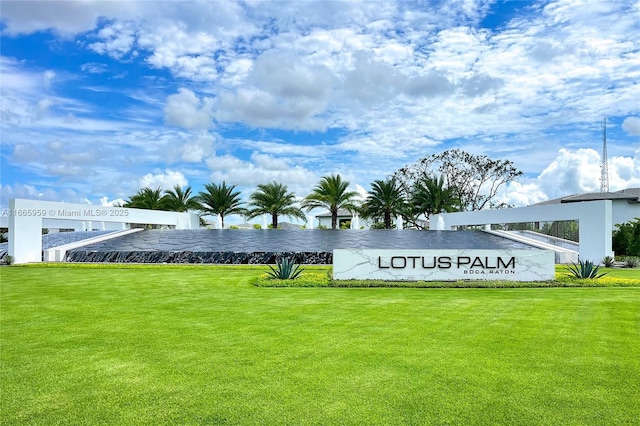8095 Crystal Downs Ave, Boca Raton, FL 33434 - view of property's community with a lawn