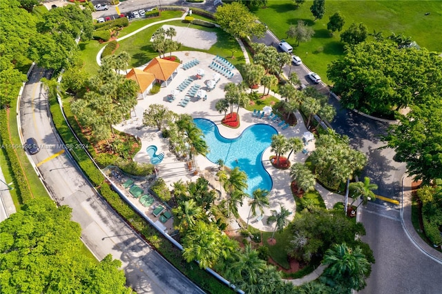 aerial view
