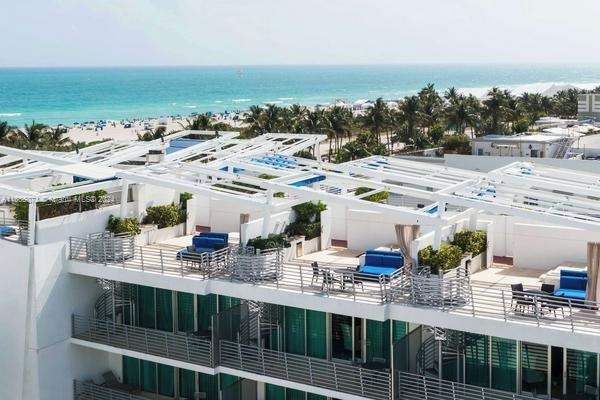 1437 Collins Ave Unit 304, Miami Beach, FL 33139 - view of pool with a water view