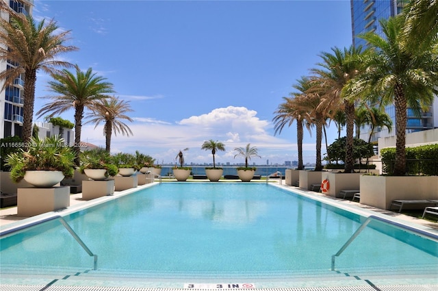 view of community pool