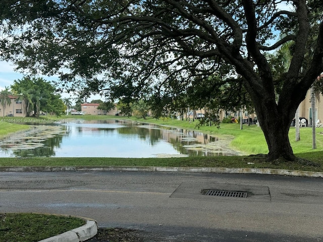 view of water feature