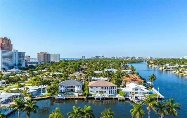 2018 NE 31st Ave, Fort Lauderdale, FL 33305 - aerial view featuring a water view