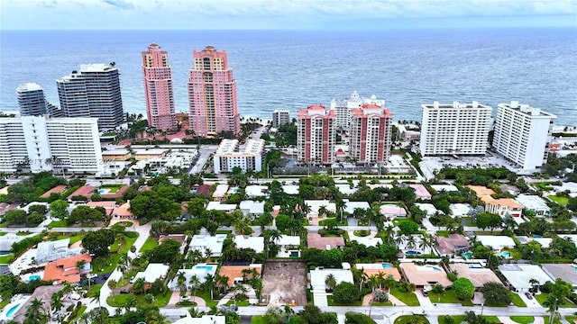 2018 NE 31st Ave, Fort Lauderdale, FL 33305 - birds eye view of property with a water view