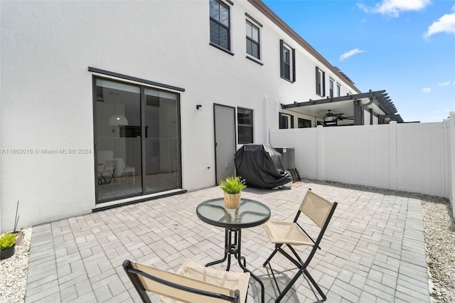 view of patio / terrace with grilling area