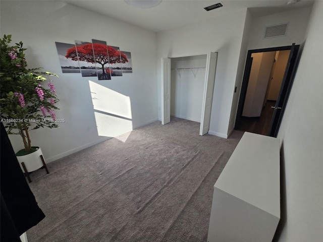 hallway featuring carpet floors