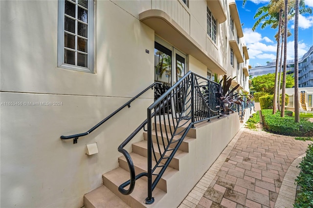 view of staircase