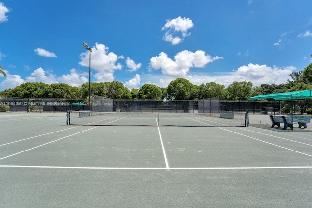 view of sport court