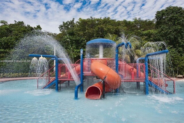 view of jungle gym