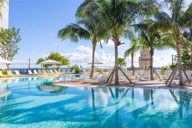 view of swimming pool