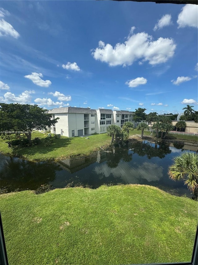 view of water feature