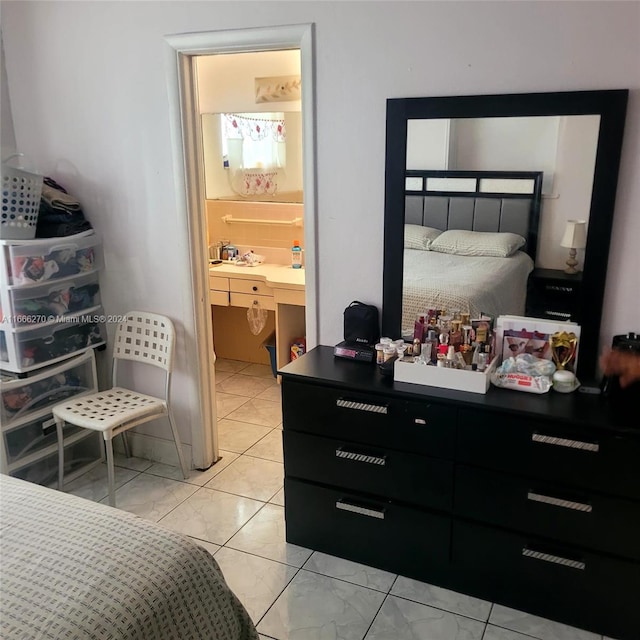 bedroom with ensuite bath