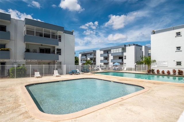 view of pool