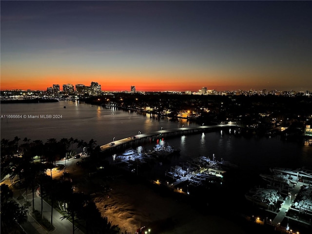 2 Grove Isle Dr Unit B1708, Miami, FL 33133 - water view featuring a notable bridge and a dock