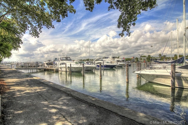 2 Grove Isle Dr Unit B1708, Miami, FL 33133 - dock area with a water view
