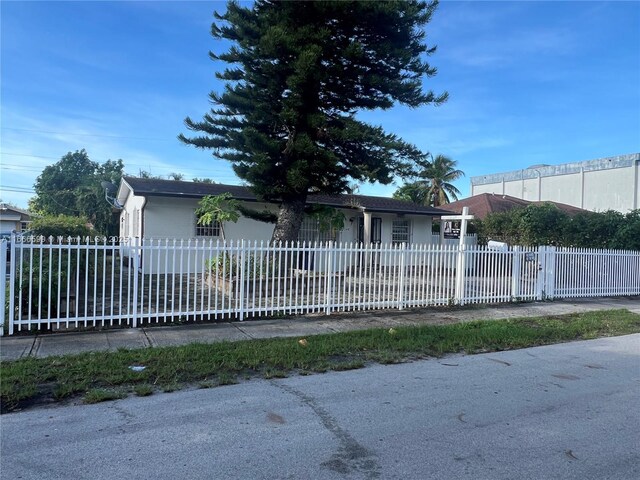 view of ranch-style home