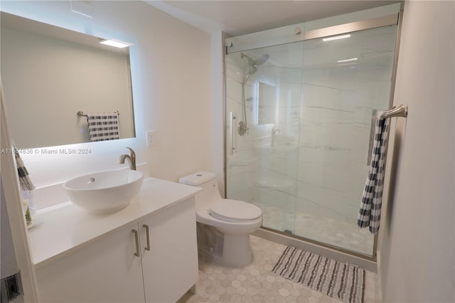 12750 SW 15th St Unit 106D, Pembroke Pines, FL 33027 - full bathroom with a stall shower and vanity