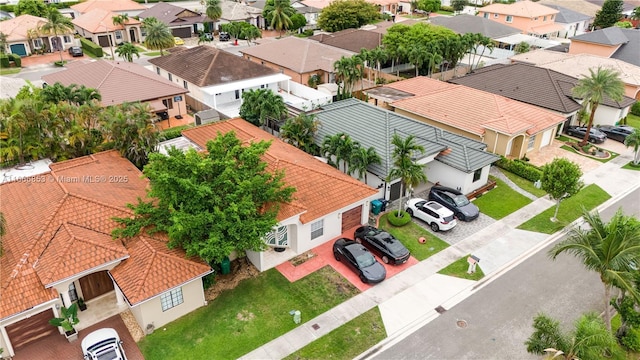 bird's eye view featuring a residential view