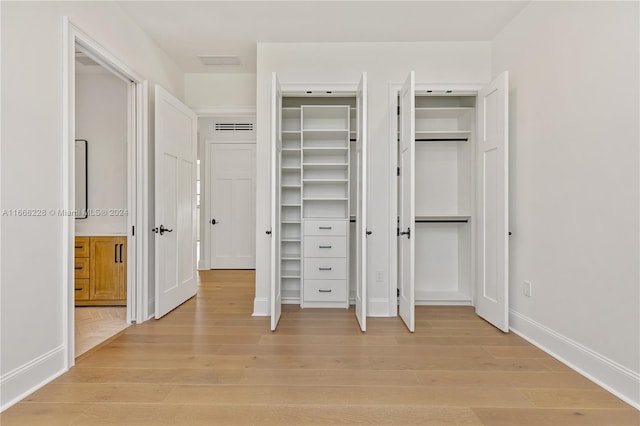 view of closet