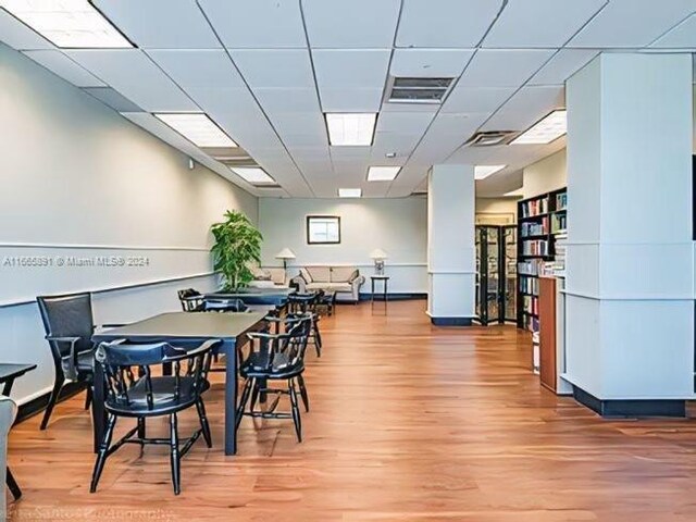 500 Bayview Dr Unit 325, Sunny Isles Beach, FL 33160 - dining room with wood finished floors