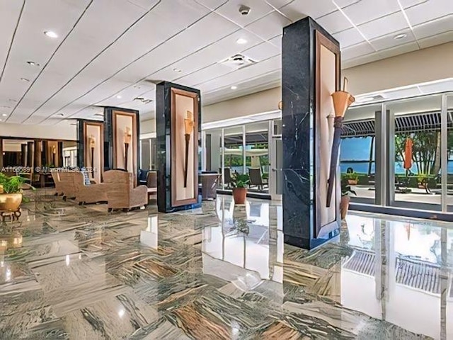 500 Bayview Dr Unit 325, Sunny Isles Beach, FL 33160 - common area with a security system and recessed lighting