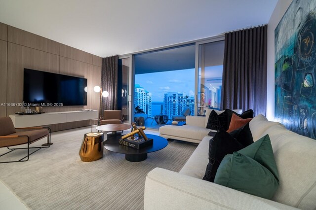 300 Biscayne Blvd Way Unit 3403, Miami, FL 33131 - living room with expansive windows