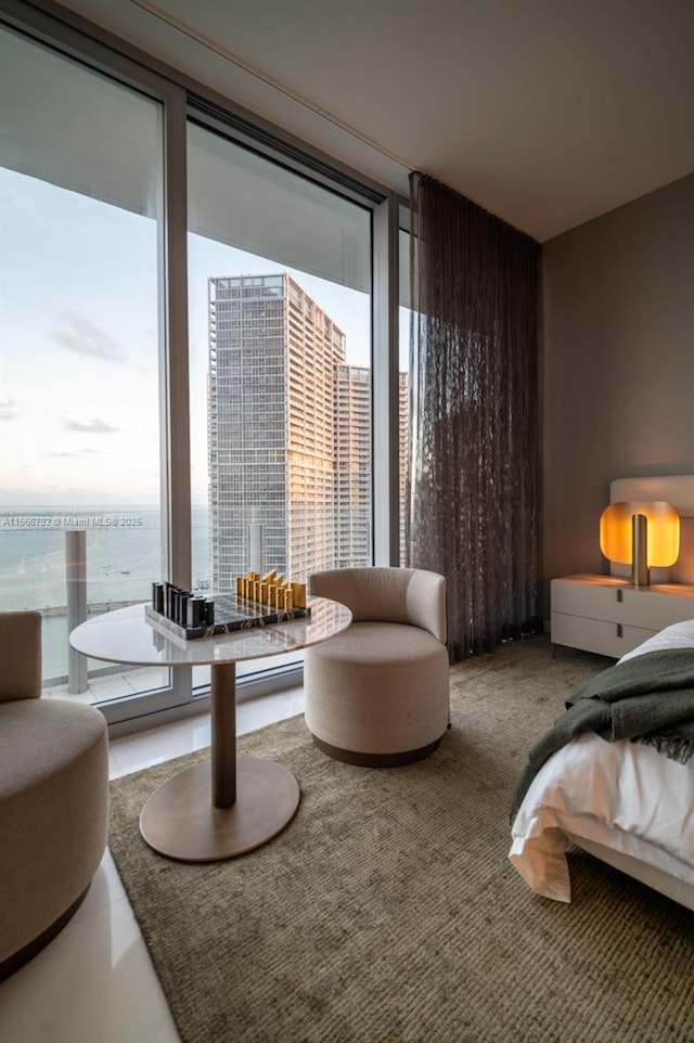 300 Biscayne Blvd Way Unit 3403, Miami, FL 33131 - bedroom with multiple windows and floor to ceiling windows
