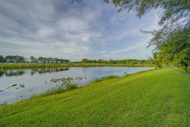 property view of water