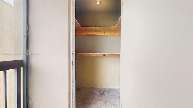 view of closet