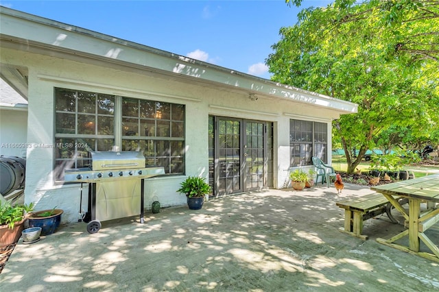 view of patio / terrace with grilling area