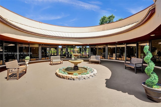 view of community lobby