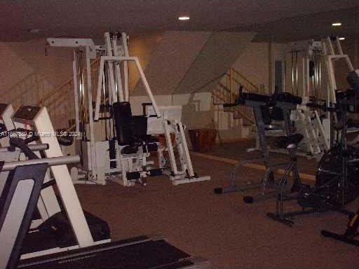 view of exercise room