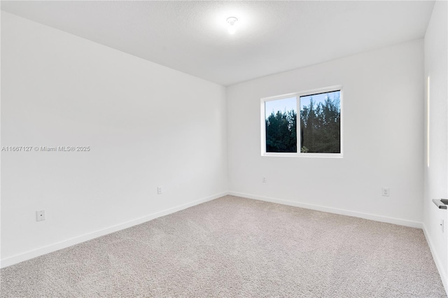 empty room featuring carpet floors