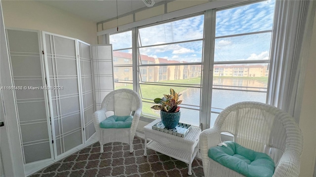 sunroom / solarium featuring plenty of natural light