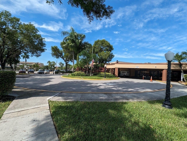 view of road