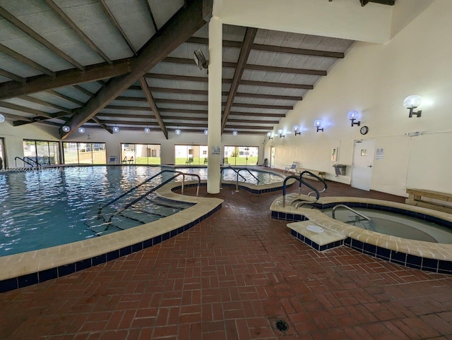 9460 Sunrise Lakes Blvd Unit 309, Sunrise, FL 33322 - indoor pool with a hot tub