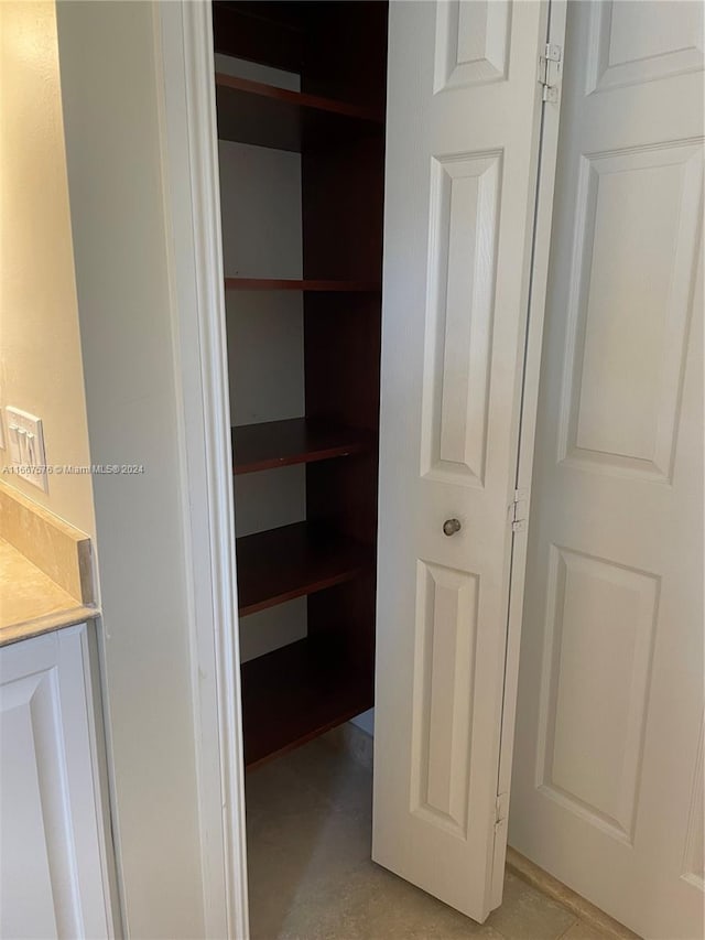 view of closet