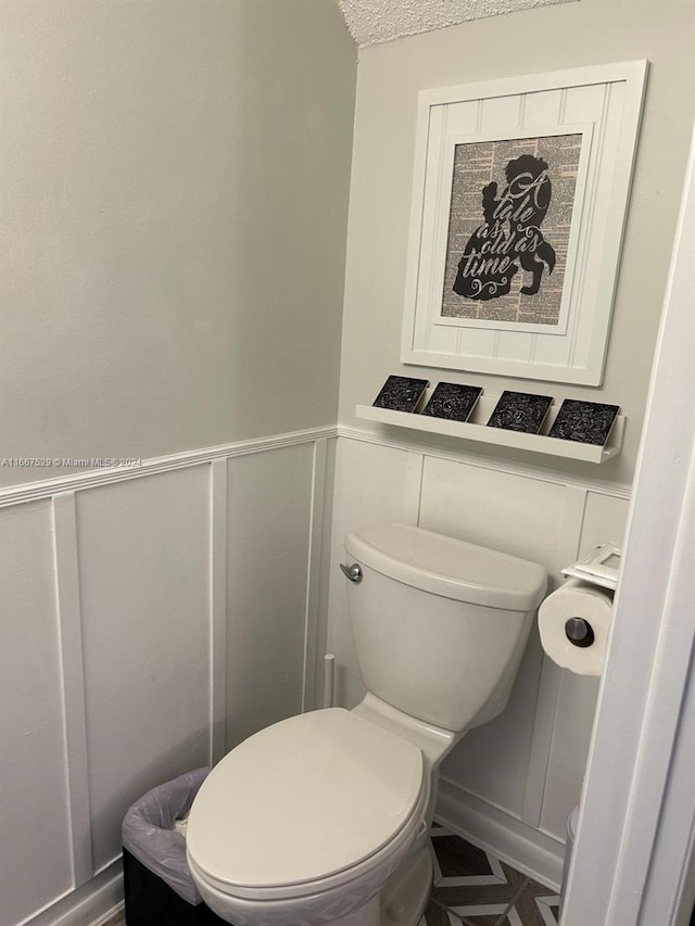 bathroom with toilet