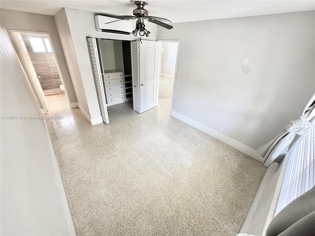 unfurnished room featuring ceiling fan