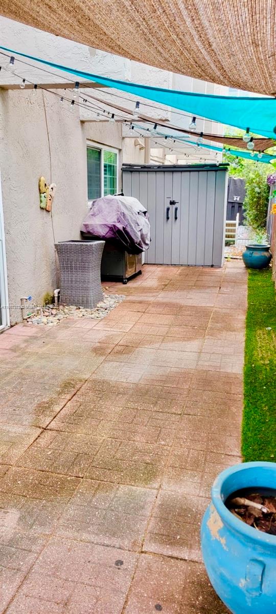 view of patio / terrace featuring area for grilling