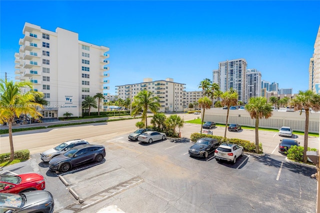 view of car parking