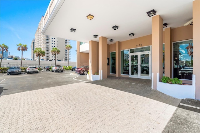 1410 S Ocean Dr Unit 503, Hollywood, FL 33019 - view of patio / terrace with french doors