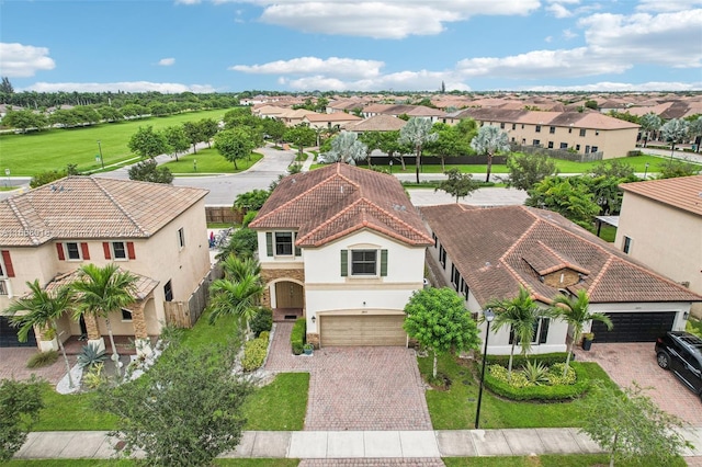 bird's eye view featuring a residential view