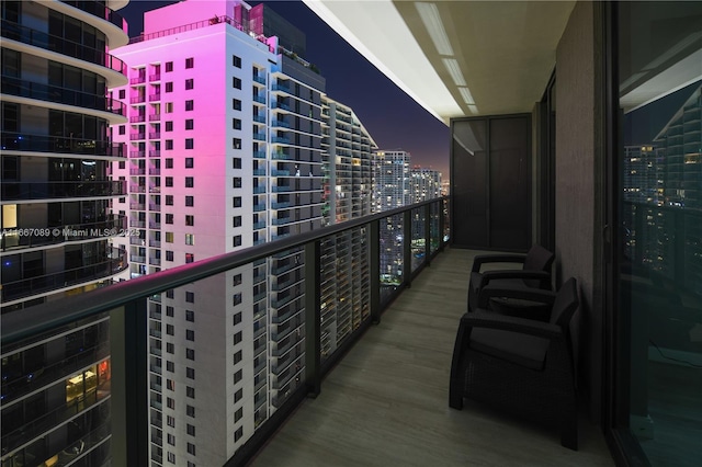 45 SW 9th St Unit 4007, Miami, FL 33130 - balcony featuring a view of city lights