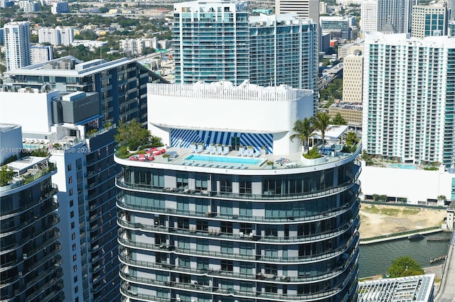 45 SW 9th St Unit 4007, Miami, FL 33130 - view of urban area featuring a nearby body of water