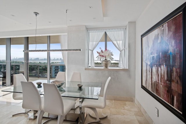 view of dining room