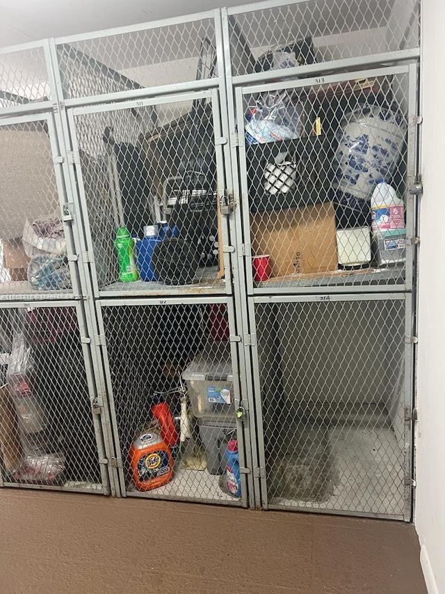 view of storage