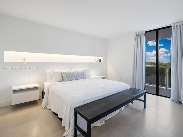 20505 E Country Club Dr Unit 531, Aventura, FL 33180 - bedroom featuring a wall of windows and access to outside