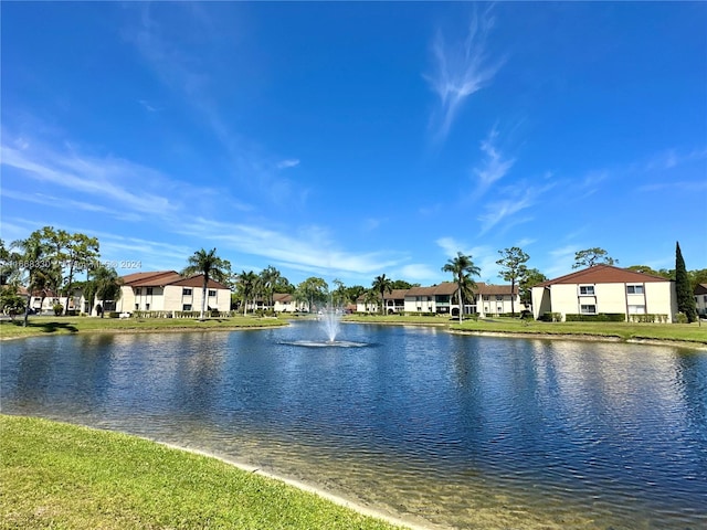 view of water feature