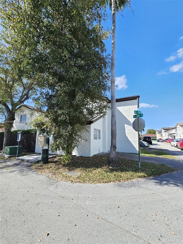 view of side of home